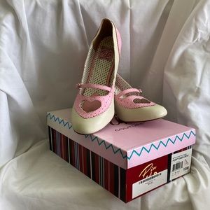 PinUp Couture nude and pink heel